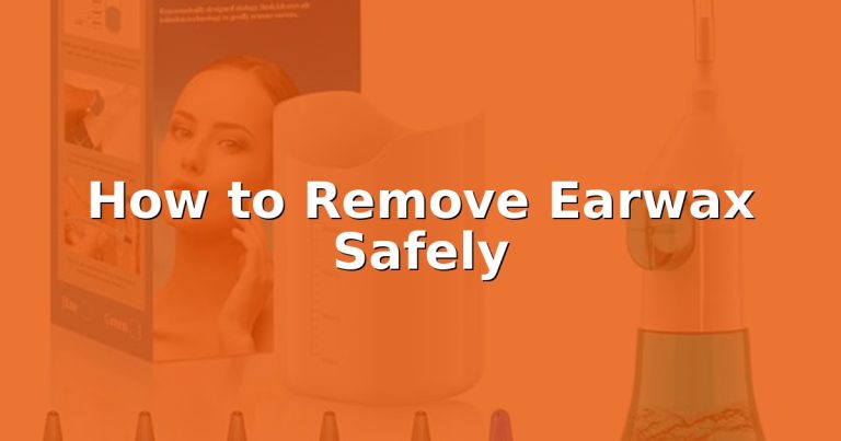 How to Remove Earwax Safely